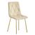 Scaun bucatarie/living, Artool, Libra, catifea, metal, bej si auriu, 45x54x86.5 cm GartenVIP DiyLine
