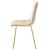 Scaun bucatarie/living, Artool, Libra, catifea, metal, bej si auriu, 45x54x86.5 cm GartenVIP DiyLine