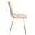Scaun bucatarie/living, Artool, Libra, catifea, metal, bej si auriu, 45x54x86.5 cm GartenVIP DiyLine
