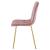 Scaun bucatarie/living, Artool, Libra, catifea, metal, roz si auriu, 45x54x86.5 cm GartenVIP DiyLine