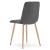 Set 4 scaune bucatarie/living, Artool, Kara, catifea, metal, gri si natur, 44.5x50.5x87 cm GartenVIP DiyLine