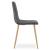 Set 4 scaune bucatarie/living, Artool, Kara, catifea, metal, gri si natur, 44.5x50.5x87 cm GartenVIP DiyLine
