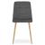 Set 4 scaune bucatarie/living, Artool, Kara, catifea, metal, gri si natur, 44.5x50.5x87 cm GartenVIP DiyLine