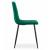 Set 4 scaune bucatarie/living, Artool, Kara, catifea, metal, verde si negru, 44.5x50.5x87 cm GartenVIP DiyLine