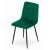 Set 4 scaune bucatarie/living, Artool, Kara, catifea, metal, verde si negru, 44.5x50.5x87 cm GartenVIP DiyLine