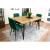 Set 4 scaune bucatarie/living, Artool, Kara, catifea, metal, verde si negru, 44.5x50.5x87 cm GartenVIP DiyLine