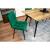 Set 4 scaune bucatarie/living, Artool, Kara, catifea, metal, verde si negru, 44.5x50.5x87 cm GartenVIP DiyLine