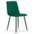 Set 4 scaune bucatarie/living, Artool, Kara, catifea, metal, verde si negru, 44.5x50.5x87 cm GartenVIP DiyLine