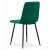 Set 4 scaune bucatarie/living, Artool, Kara, catifea, metal, verde si negru, 44.5x50.5x87 cm GartenVIP DiyLine