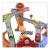 CARS RACE AND RESCUE SET DE JOACA CURCUIT DE SALVARE SI 3 MASINUTE METALICE SuperHeroes ToysZone