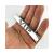 Ornament metalic auto Vip cromat 9.4x1.6 cm Cod: JST-08 Automotive TrustedCars