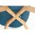 Scaun bucatarie/living, stofa, lemn, verde marin, 49x55x82 cm, Alta GartenVIP DiyLine