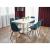 Scaun bucatarie/living, stofa, lemn, verde marin, 49x55x82 cm, Alta GartenVIP DiyLine