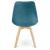 Scaun bucatarie/living, stofa, lemn, verde marin, 49x55x82 cm, Alta GartenVIP DiyLine