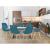 Scaun bucatarie/living, stofa, lemn, verde marin, 49x55x82 cm, Alta GartenVIP DiyLine