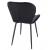 Scaun bucatarie/living, Jumi, Veira, catifea, metal, negru, 52x57x85 cm GartenVIP DiyLine