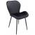 Scaun bucatarie/living, Jumi, Veira, catifea, metal, negru, 52x57x85 cm GartenVIP DiyLine