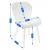 Scaun bucatarie/living, Jumi, Veira, catifea, metal, verde, 52x57x85 cm GartenVIP DiyLine