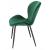 Scaun bucatarie/living, Jumi, Veira, catifea, metal, verde, 52x57x85 cm GartenVIP DiyLine