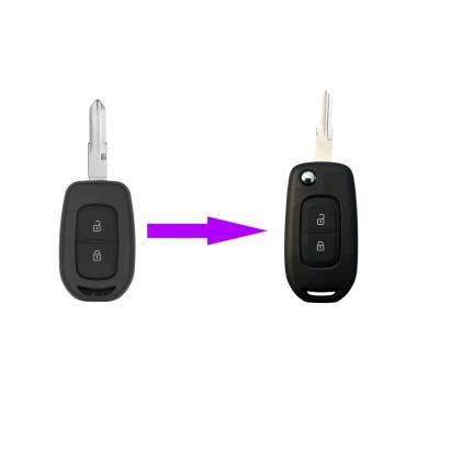 Carcasa Cheie Briceag pentru Transformat, Dacia Duster, Logan, 2017-2023, 2 Butoane, lamela VAC102 AutoProtect KeyCars