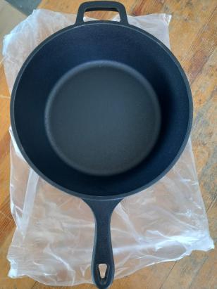 Set tigaie din fontă 2-în-1 27x10 cm Resigilat Handy KitchenServ