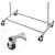 Suport mobil cu roti pentru haine, Songmics, reglabil, metal, argintiu, max 90 kg, 92x45.4x160 cm GartenVIP DiyLine