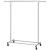 Suport mobil cu roti pentru haine, Songmics, reglabil, metal, argintiu, max 90 kg, 92x45.4x160 cm GartenVIP DiyLine