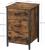 VASAGLE Noptiera cu 3 sertare pentru dormitor, design industrial, 40x40x60cm, maro rustic Household NewTrend
