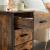 VASAGLE Noptiera cu 3 sertare pentru dormitor, design industrial, 40x40x60cm, maro rustic Household NewTrend