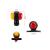 Lampa gabarit LED 12V 24V lumina portocaliu rosu Cod: 9974-2 Automotive TrustedCars