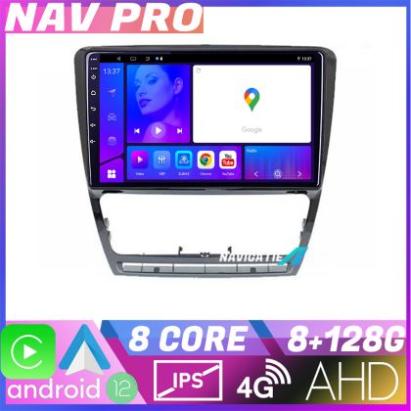 Navigatie Skoda Octavia 2 2005 2013 KIT 005 EDOTEC-LITE Android Ecran 720P Octa Core 8 128 Carplay CarStore Technology