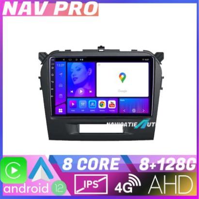 Navigatie Suzuki Grand Vitara 2016 KIT 2265 EDOTEC-LITE Android Ecran 720P Octa Core 8 128 Carplay CarStore Technology