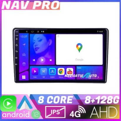 Navigatie universala 2 din 9 inch EDOTEC-LITE Android Ecran 720P Octa Core 8 128 Carplay CarStore Technology