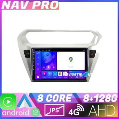 Navigatie Peugeot 301 Citroen C Elisee KIT 301 EDOTEC-LITE Android Ecran 720P Octa Core 8 128 Carplay CarStore Technology