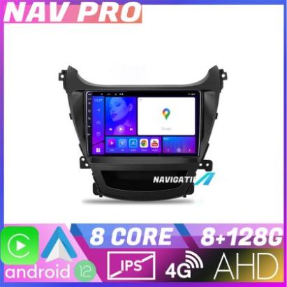 Navigatie Hyundai Elantra 2013 2015 KIT 359 EDOTEC-LITE Android Ecran 720P Octa Core 8 128 Carplay CarStore Technology