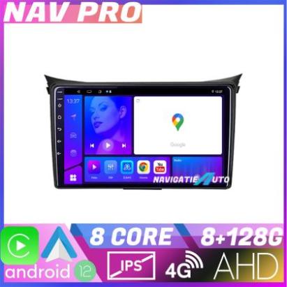 Navigatie Hyundai I30 2011 2016 EDOTEC-LITE Android Ecran 720P Octa Core 8 128 Carplay CarStore Technology