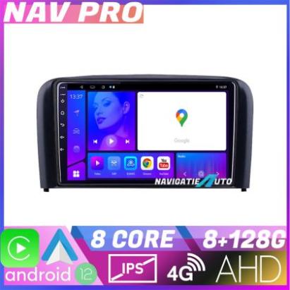 Navigatie Volvo S80 2004 2006 KIT S80 EDOTEC-LITE Android Ecran 720P Octa Core 8 128 Carplay CarStore Technology