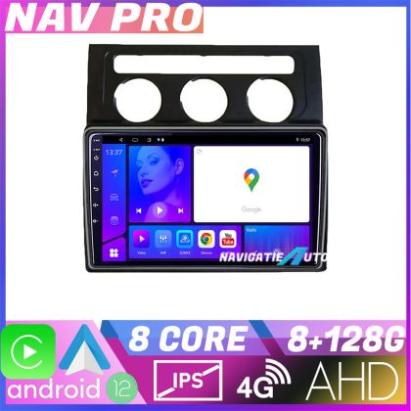 Navigatie VW Touran 2003 2009 clima automata KIT touran2 EDOTEC-LITE Android Ecran 720P Octa Core 8 128 Carplay CarStore Technology