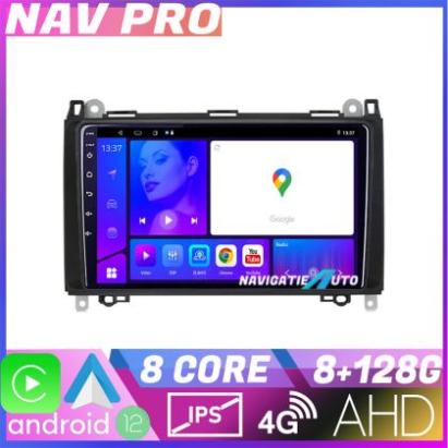 Navigatie Mercedes VW KIT 068 EDOTEC-LITE Android Ecran 720P Octa Core 8 128 Carplay v1 CarStore Technology