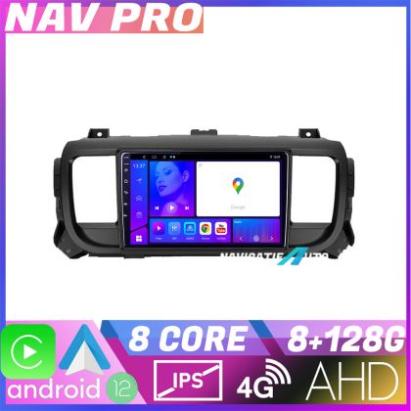 Navigatie Citroen Jumpy Toyota Proace Peugeot Traveller KIT jumpy16 EDOTEC-LITE Android Ecran 720P Octa Core 8 128 Carplay v3 CarStore Technology