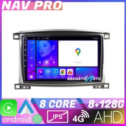 Navigatie Toyota Land Cruiser L100 2002 2008 KIT L100 EDOTEC-LITE Android Ecran 720P Octa Core 8 128 Carplay v1 CarStore Technology