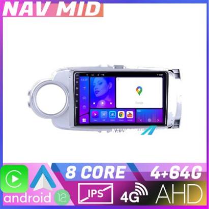 Navigatie Toyota Yaris 2010 2018 KIT YARIS10 EDOTEC-LITE Android Ecran 720P Octa Core 4 64 Carplay CarStore Technology