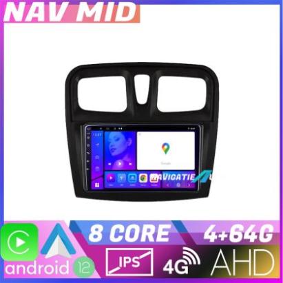 Navigatie Dacia Sandero 2012 2020 var B EDOTEC-LITE Android radio gps internet Octa core 4 64 Carplay CarStore Technology