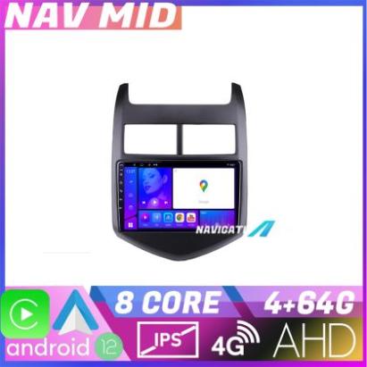 Navigatie Chevrolet Aveo 2010 2013 KIT AVEO10 EDOTEC-LITE Android Ecran 720P Octa Core 4 64 Carplay CarStore Technology