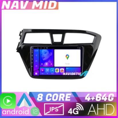 Navigatie Hyundai i20 2015 2018 KIT 517 EDOTEC-LITE Android Ecran 720P Octa Core 4 64 Carplay CarStore Technology