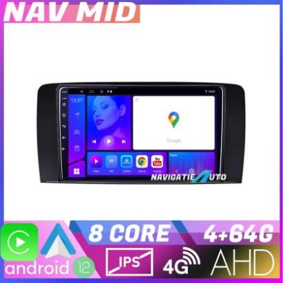 Navigatie Mercedes Clasa R KIT 215 EDOTEC-LITE Android Ecran 720P Octa Core 4 64 Carplay CarStore Technology