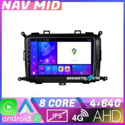 Navigatie Kia Carens 2013 2018 KIT 2023 EDOTEC-LITE Android Ecran 720P Octa Core 4 64 Carplay CarStore Technology