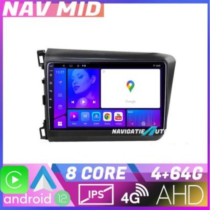 Navigatie Honda Civic 2012 2015 KIT 132 EDOTEC-LITE Android Ecran 720P Octa Core 4 64 Carplay CarStore Technology