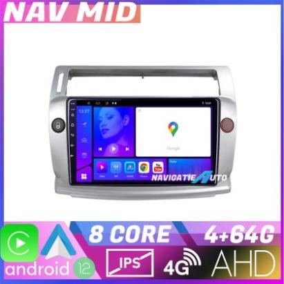 Navigatie Citroen C4 Octa Core KIT 088 EDOTEC-LITE Android Ecran 720P Octa Core 4 64 Carplay CarStore Technology