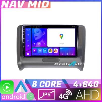 Navigatie Audi TT 2004 2011 Octa Core KIT 078 EDOTEC-LITE Android Ecran 720P Octa Core 4 64 Carplay CarStore Technology